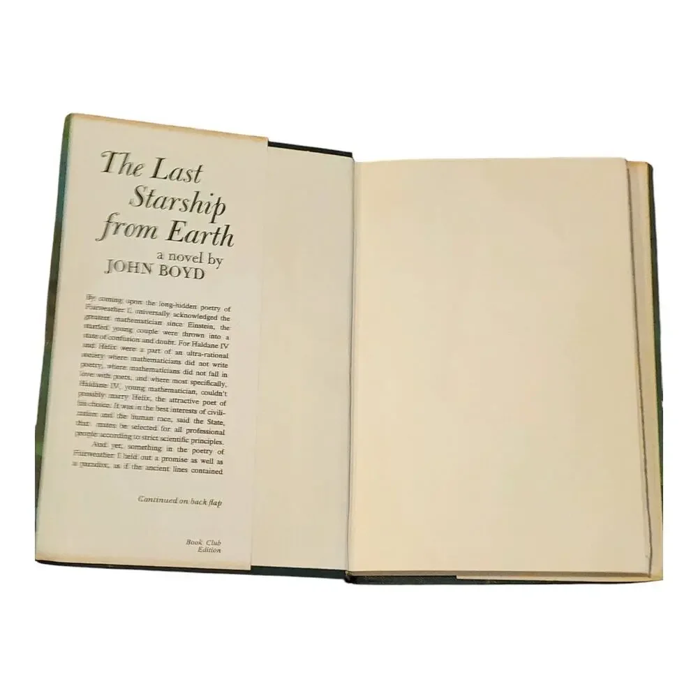 The Last Starship from Earth John Boyd PB 1st Berkley (1969)